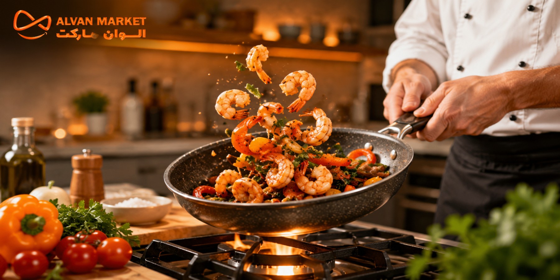 خرید ماهیتابه نچسب گرانیتی رژیمی و گریل از الوان مارکت